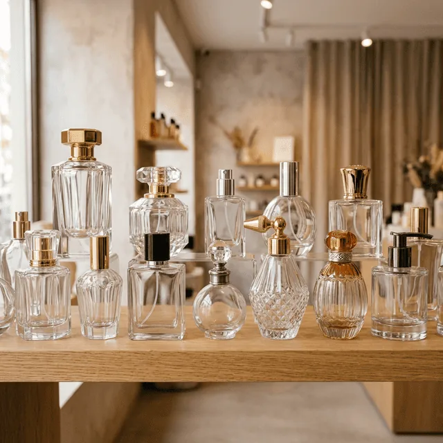 Perfume bottles and caps supplier Dubai — wholesale packaging